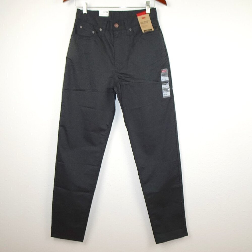 Levi's Mom Jeans Women's Size 28x30 Black Blended Fabric READ MEASUREMENTS